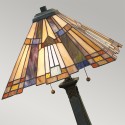 Lampa Tiffany stołowa biurkowa 2 żarówki klasyczna Inglenook Oferta