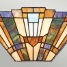 Lampa ścienna w stylu Tiffany kinkiet ze szkła 2 żarówki Inglenook Sprzedaż