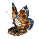 Lampa na biurko stolik Tiffany kolorowe szkło motyl Obutterfly Sprzedaż