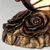 Lampa na biurko stolik Tiffany kolorowe szkło motyl Obutterfly Rabaty