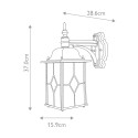 Lampa ścienna zewnętrzna ogrodowa lampion klasyczny styl Wexford 2 Rabaty