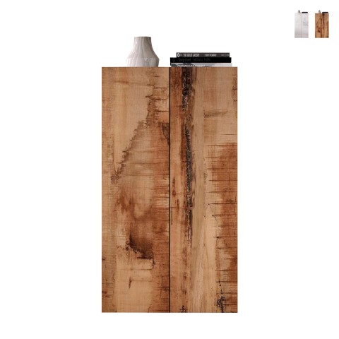 Szafa wielofunkcyjna do salonu i biura 2 drzwi 2 półki 63x35x114cm Liara Promocja
