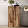 Szafa wielofunkcyjna do salonu i biura 2 drzwi 2 półki 63x35x114cm Liara Stan Magazynowy