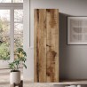 Szafa biurowa nowoczesna do salonu 2 drzwi 3 półki 63x35x184cm Monts Cena