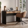 Nowoczesne biurko biurowe z szufladą oszczędzające miejsce 110x50x76cm Liam Oferta