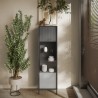 Witryna do salonu nowoczesna ekspozycyjna 2 półki 55x40x203cm Winona Oferta