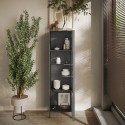 Witryna do salonu nowoczesna ekspozycyjna 2 półki 55x40x203cm Winona Model