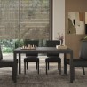 Stół kuchenny 140x90cm z drewna z nowoczesnymi nogami żelaznymi Sartel Oferta