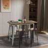 Stół jadalniany kuchenny styl przemysłowy 120x60 drewno metal Catal. Cechy