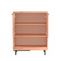 Mobilny wielofunkcyjny kredens na buty lub do kuchni 3-skrzydłowy z drewna 75x36x90cm Thaon Zakup