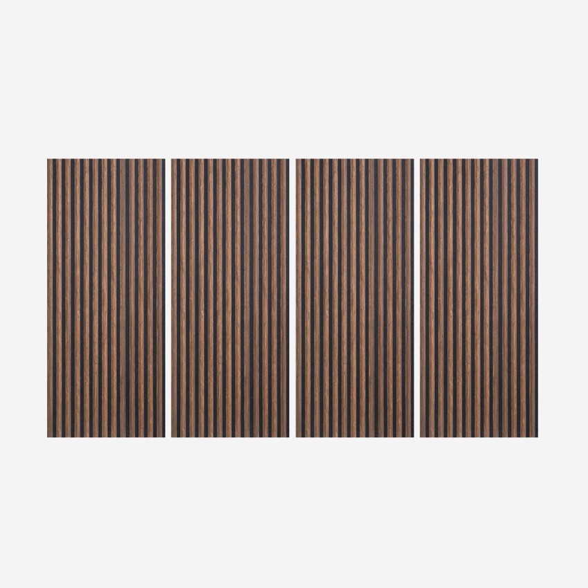 Zestaw 4 drewniane panele dźwiękochłonne 120x60cm dekoracyjne 3D Tabb-SO Promocja Zestaw 4 drewniane panele dźwiękochłonne 120x60cm dekoracyjne 3D Tabb-SO Promocja