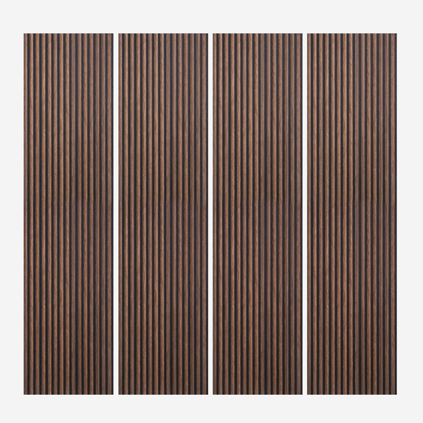 4 x panele dźwiękochłonne drewniane 3D do wnętrz 240x60cm Kover-SO Promocja 4 x panele dźwiękochłonne drewniane 3D do wnętrz 240x60cm Kover-SO Promocja