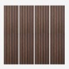 4 x panele dźwiękochłonne drewniane 3D do wnętrz 240x60cm Kover-SO Promocja