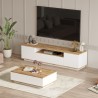 Zestaw komoda 3-drzwiowa + niski biały stół kawowy Design Moderno Award Oferta