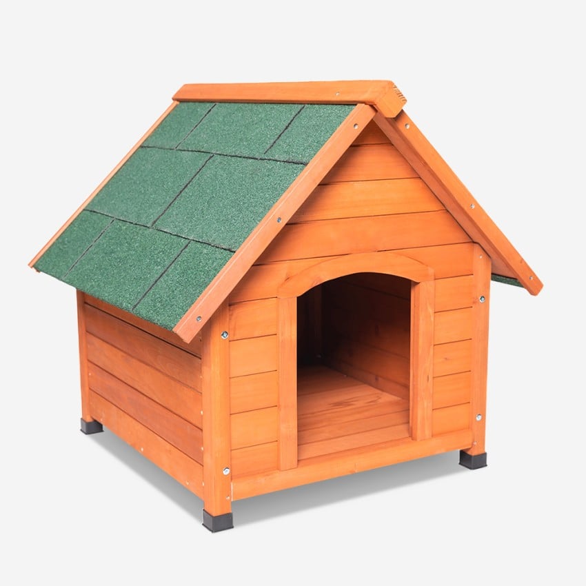 Buda drewniana dla psa zewnętrzna dla średnich psów 85x101x85 Linus Promocja Buda drewniana dla psa zewnętrzna dla średnich psów 85x101x85 Linus Promocja