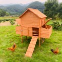 Kurnik domek dla kur wysoki drewniany do ogrodu 370x174x172 Hegg Sprzedaż