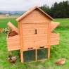 Kurnik domek dla kur wysoki drewniany do ogrodu 370x174x172 Hegg Oferta