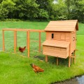Kurnik domek dla kur wysoki drewniany do ogrodu 370x174x172 Hegg Promocja