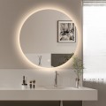 Lustro z oświetleniem LED do łazienki okrągłe 60cm podświetlane z tyłu Rotorua M Promocja