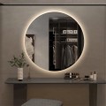 Lustro łazienkowe okrągłe 70cm oświetlenie LED Rotorua L Promocja