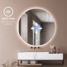 Lustro łazienkowe okrągłe 70cm oświetlenie LED Rotorua L Oferta