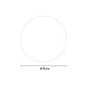 Lustro łazienkowe okrągłe 70cm oświetlenie LED Rotorua L Katalog