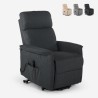 Fotel relaksacyjny elektryczny dla osób starszych z podnoszeniem siedziska na kółkach z portem USB Giorgia Tech Oferta