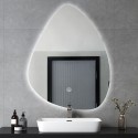Lustro łazienkowe podświetlane LED design kropli 70x90cm Vmidur XL Oferta