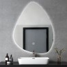 Lustro łazienkowe podświetlane LED design kropli 70x90cm Vmidur XL Oferta