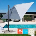 Aluminiowy parasol ogrodowy 3x3 z ramieniem Paradise Promocja