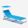 Zestaw 24 leżaków plażowych z daszkiem California Katalog