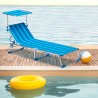 Zestaw 24 leżaków plażowych z daszkiem California Sprzedaż