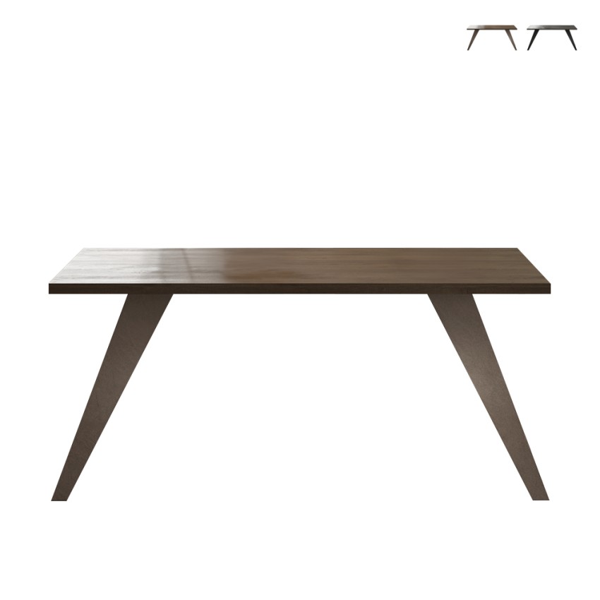 Stół do jadalni o nowoczesnym designie 180x90cm Żelazne nogi Eagan Promocja Stół do jadalni o nowoczesnym designie 180x90cm Żelazne nogi Eagan Promocja