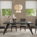 Stół jadalniany z drewna 210x90cm nowoczesny kuchenny żelazne nogi Anuk Oferta