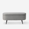 Puf pojemnik podnóżek z aksamitu ławka wejściowa design Renoir Model