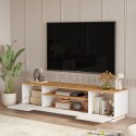 Zestaw komoda 3-drzwiowa + niski biały stół kawowy Design Moderno Award Rabaty