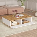 Zestaw komoda 3-drzwiowa + niski biały stół kawowy Design Moderno Award Katalog