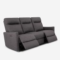 Sofa 3 miejscowa z elektrycznym, regulowanym oparciem 2 porty USB z ekoskóry Jovit Cechy