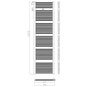 Grzejnik łazienkowy elektryczny 1200w z funkcją suszenia ręczników wifi pionowy 180cm Tawoo XXL. Koszt