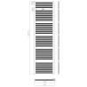 Grzejnik łazienkowy elektryczny 1200w z funkcją suszenia ręczników wifi pionowy 180cm Tawoo XXL. Koszt