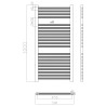 Grzejnik na ręczniki elektryczny z termostatem WiFi 100cm do łazienki 600W Tawoo+ Koszt