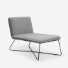 Fotel szezląg nowoczesny minimalistyczny welurowy Dumas. Rabaty