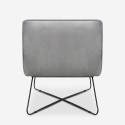Fotel szezląg nowoczesny minimalistyczny welurowy Dumas. Stan Magazynowy