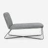 Fotel szezląg nowoczesny minimalistyczny welurowy Dumas. Model