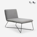 Fotel szezląg nowoczesny minimalistyczny welurowy Dumas. Promocja