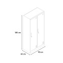 Szafka do szatni przebieralni na siłowni metalowa 2-drzwiowy Fuji Katalog