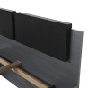 Łóżko 140x200cm w kolorze ciemnego dębu z szufladami  Anthe Katalog