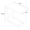 Stolik kawowy, biurko regulowane 40x80cm, 4 koła Endy XL Środki