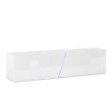Szafka TV zawieszana na ścianie 160cm minimalna nowoczesna LED Regat. Model
