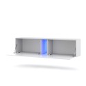Szafka TV zawieszana na ścianie 160cm minimalna nowoczesna LED Regat. Cechy